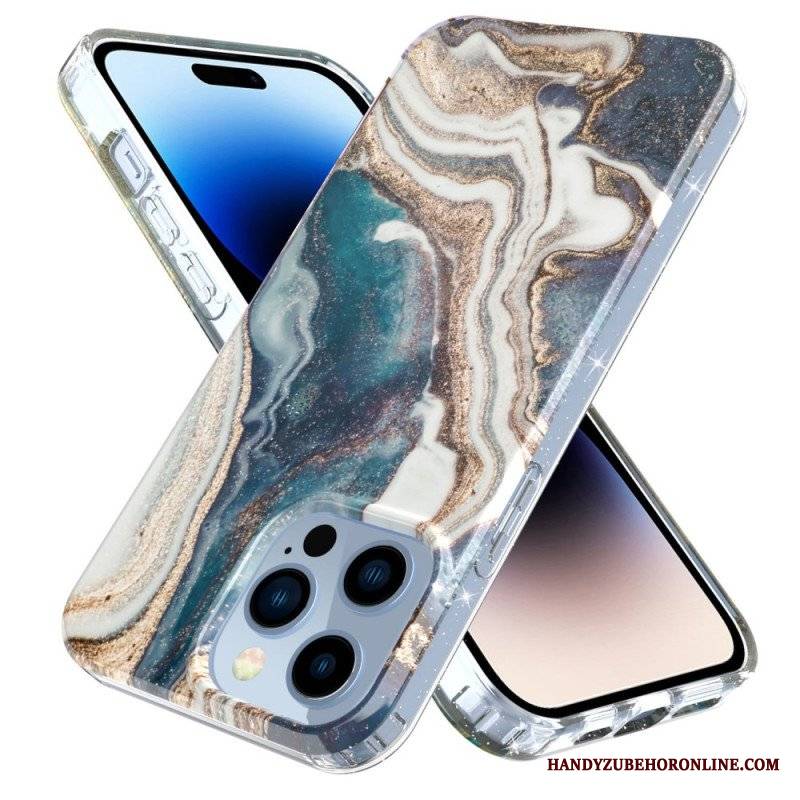 Etui do iPhone 14 Pro Pojedynczy Marmur