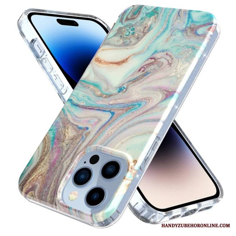 Etui do iPhone 14 Pro Pojedynczy Marmur