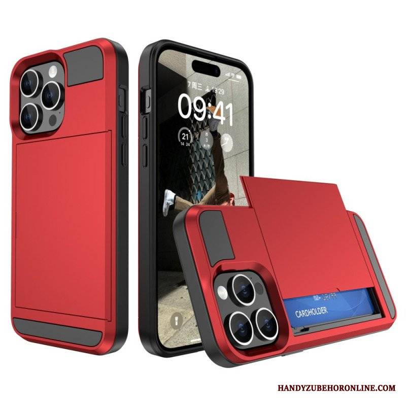 Etui do iPhone 15 Plus Zapinane Na Zamek Etui Na Karty