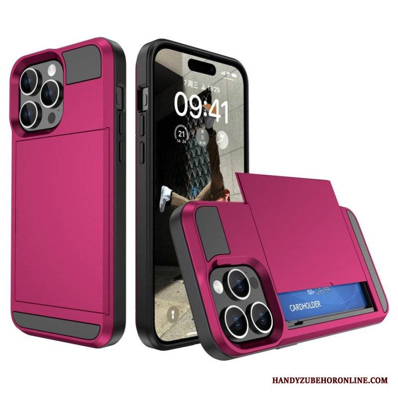 Etui do iPhone 15 Plus Zapinane Na Zamek Etui Na Karty