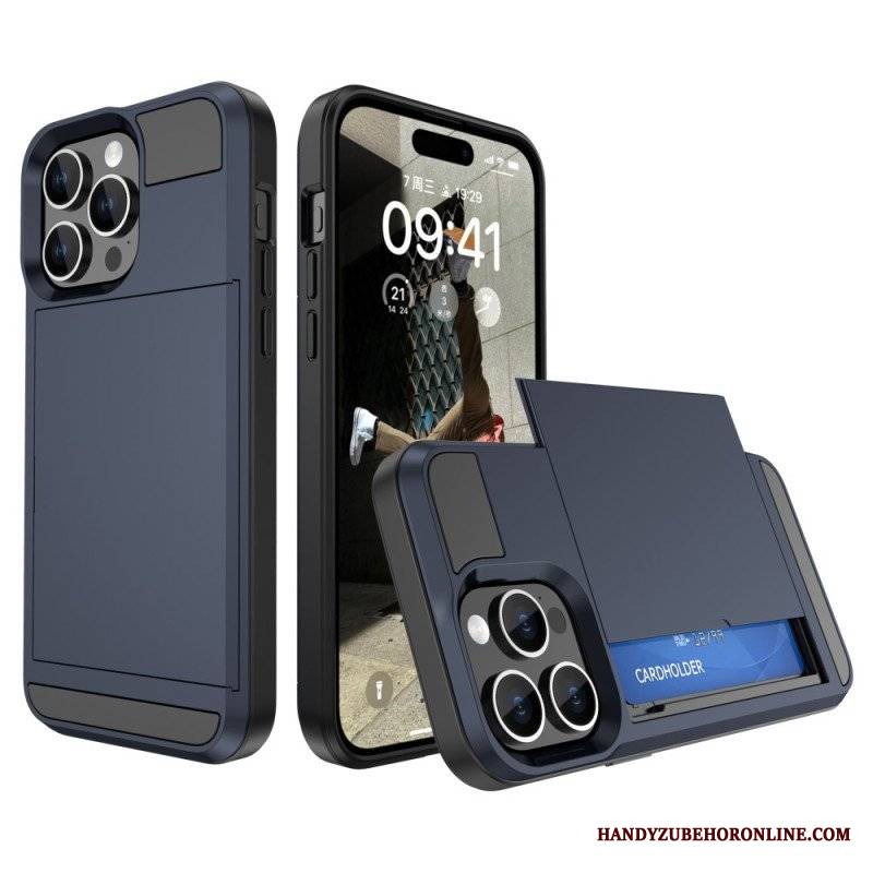 Etui do iPhone 15 Plus Zapinane Na Zamek Etui Na Karty