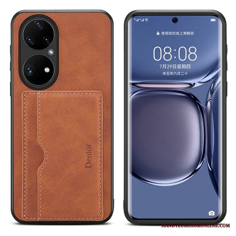 Futerały do Huawei P50 Pro Posiadacz Karty Denior