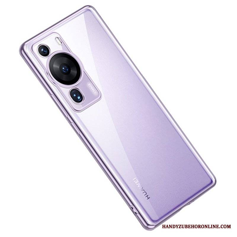 Futerały do Huawei P60 Pro Przezroczyste Metalowe Krawędzie Sulada