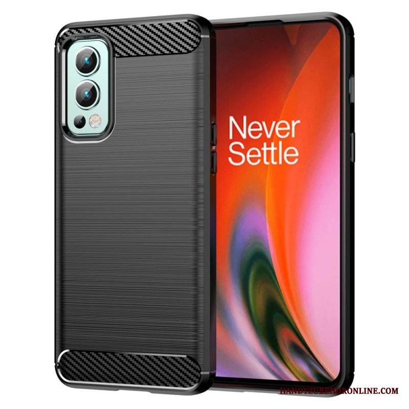 Futerały do OnePlus Nord 2 5G Szczotkowane Włókno Węglowe