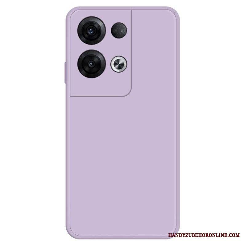 Futerały do Oppo Reno 8 Pro Silikonowe Wnętrze Z Mikrofibry