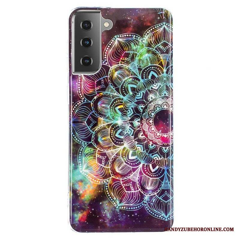 Futerały do Samsung Galaxy S21 5G Fluorescencyjna Seria Kwiatowa