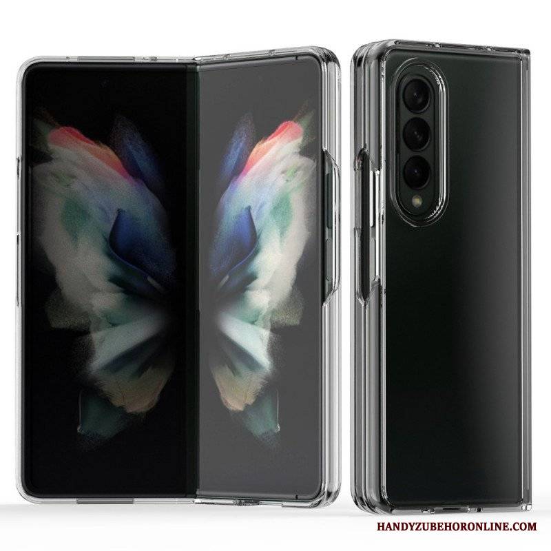 Futerały do Samsung Galaxy Z Fold 3 5G Przezroczyste Kolorowe Krawędzie