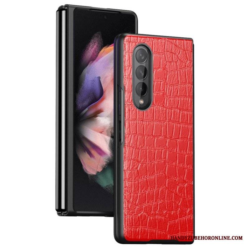 Futerały do Samsung Galaxy Z Fold 4 Klasyczny Krokodyl