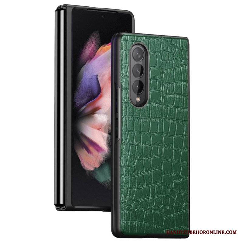 Futerały do Samsung Galaxy Z Fold 4 Klasyczny Krokodyl