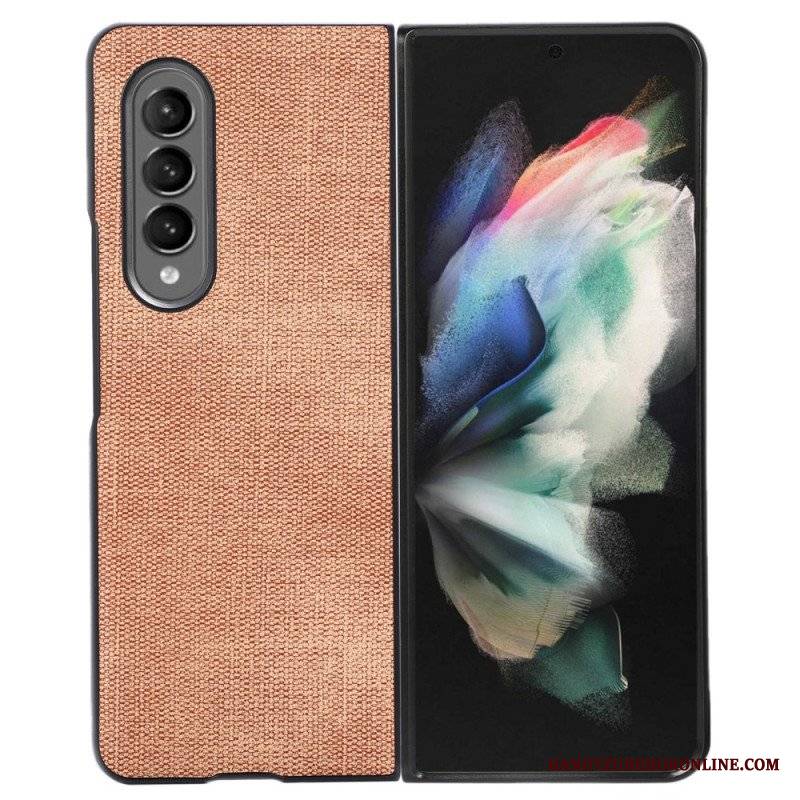 Futerały do Samsung Galaxy Z Fold 4 Tkana Sztuczna Skóra