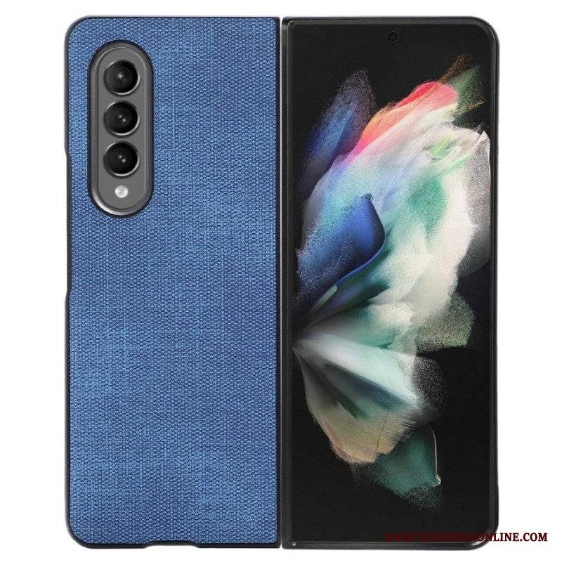 Futerały do Samsung Galaxy Z Fold 4 Tkana Sztuczna Skóra