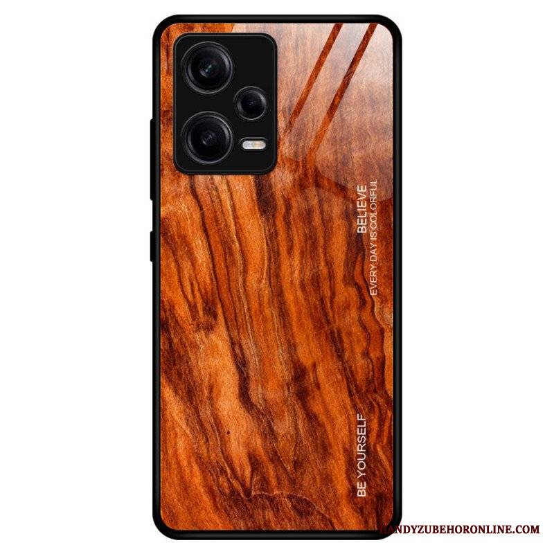 Futerały do Xiaomi Redmi Note 12 Pro Szkło Hartowane W Stylu Drewna