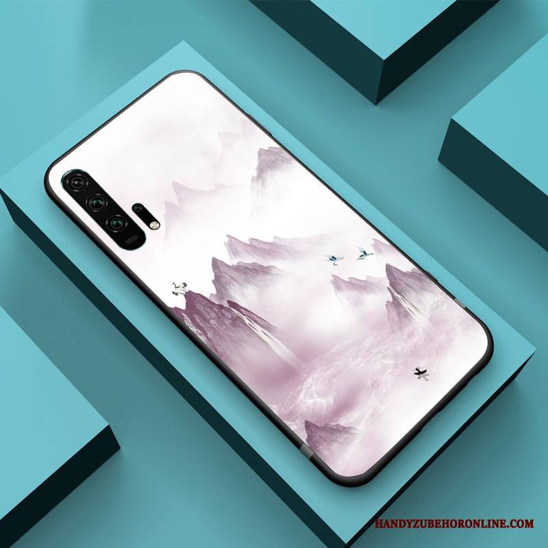 Honor 20 Pro Futerał Kreatywne Etui All Inclusive Niebieski Etui Na Telefon Wiatr Chiński Styl