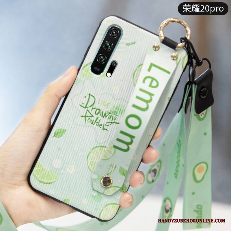 Honor 20 Pro Futerał Owoce Zielony All Inclusive Etui Świeży Ochraniacz Tendencja