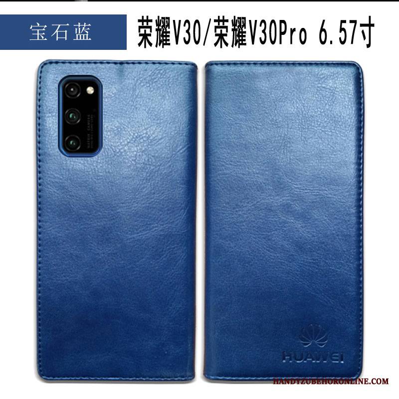 Honor View30 Pro Obudowa Etui Prawdziwa Skóra Skóra Bydlęca Futerał Etui Na Telefon All Inclusive