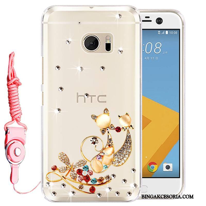 Htc 10 Ochraniacz Rhinestone Etui Na Telefon Telefon Komórkowy Różowe Futerał Silikonowe