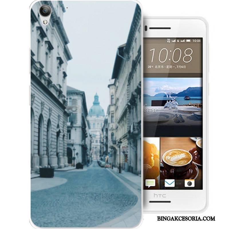 Htc Desire 728 Ochraniacz Etui Niebieski All Inclusive Futerał Silikonowe Anti-fall