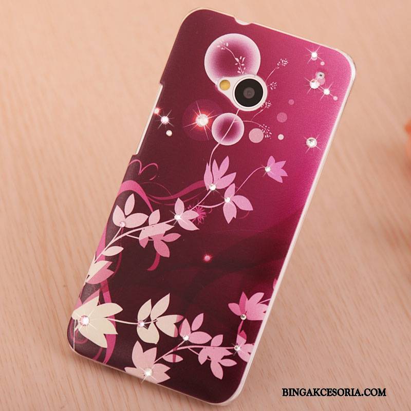 Htc One M7 Etui Na Telefon Futerał Ochraniacz Rhinestone Modna Marka Kolor Eleganckie