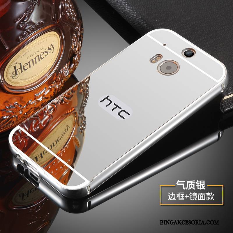 Htc One M8 Futerał Granica Etui Telefon Komórkowy Metal Czarny Etui Na Telefon