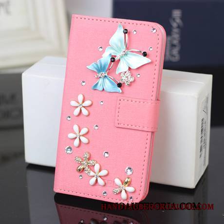 Huawei Ascend G6 Etui Torby Ochraniacz Rhinestone Czerwony Etui Na Telefon Futerał