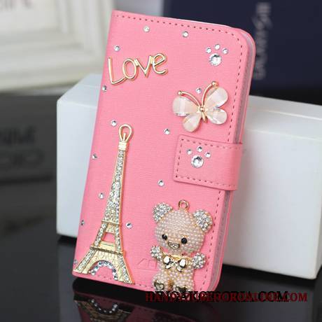 Huawei Ascend G6 Etui Torby Ochraniacz Rhinestone Czerwony Etui Na Telefon Futerał