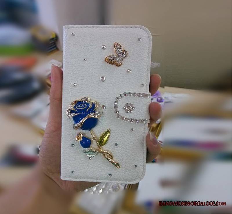 Huawei Ascend G6 Etui Torby Ochraniacz Rhinestone Czerwony Etui Na Telefon Futerał