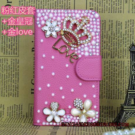 Huawei Ascend G6 Etui Torby Ochraniacz Rhinestone Czerwony Etui Na Telefon Futerał