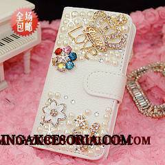 Huawei Ascend G6 Etui Torby Ochraniacz Rhinestone Czerwony Etui Na Telefon Futerał