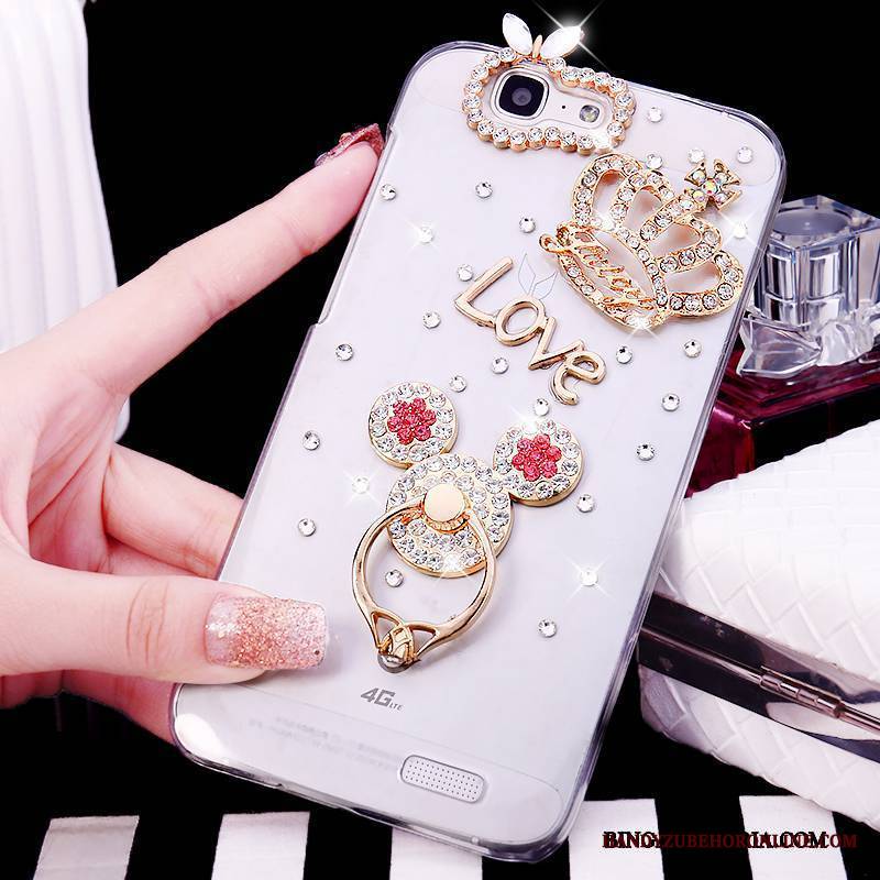 Huawei Ascend G7 Rhinestone Kolor Etui Futerał Etui Na Telefon Ochraniacz Luksusowy