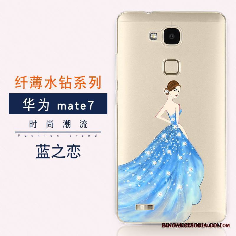 Huawei Ascend Mate 7 Futerał Ochraniacz Miękki Rhinestone Etui Etui Na Telefon Nowy All Inclusive