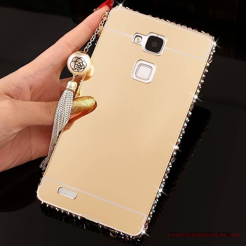 Huawei Ascend Mate 7 Ochraniacz Futerał Tendencja Z Kryształkami Różowe Trudno Rhinestone