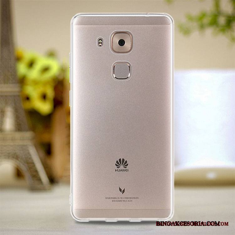 Huawei G9 Plus Futerał Różowe Silikonowe Miękki Przezroczysty Etui Na Telefon Czerwony All Inclusive