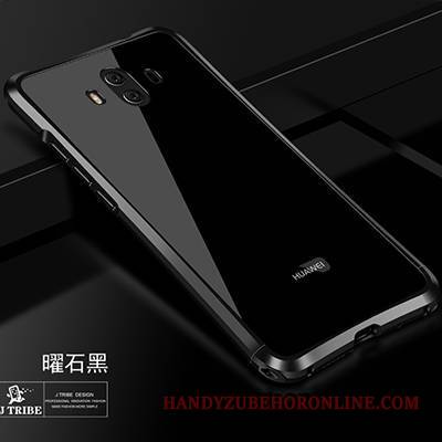 Huawei Mate 10 Czerwony Ochraniacz Etui Na Telefon Tendencja Granica Metal Futerał