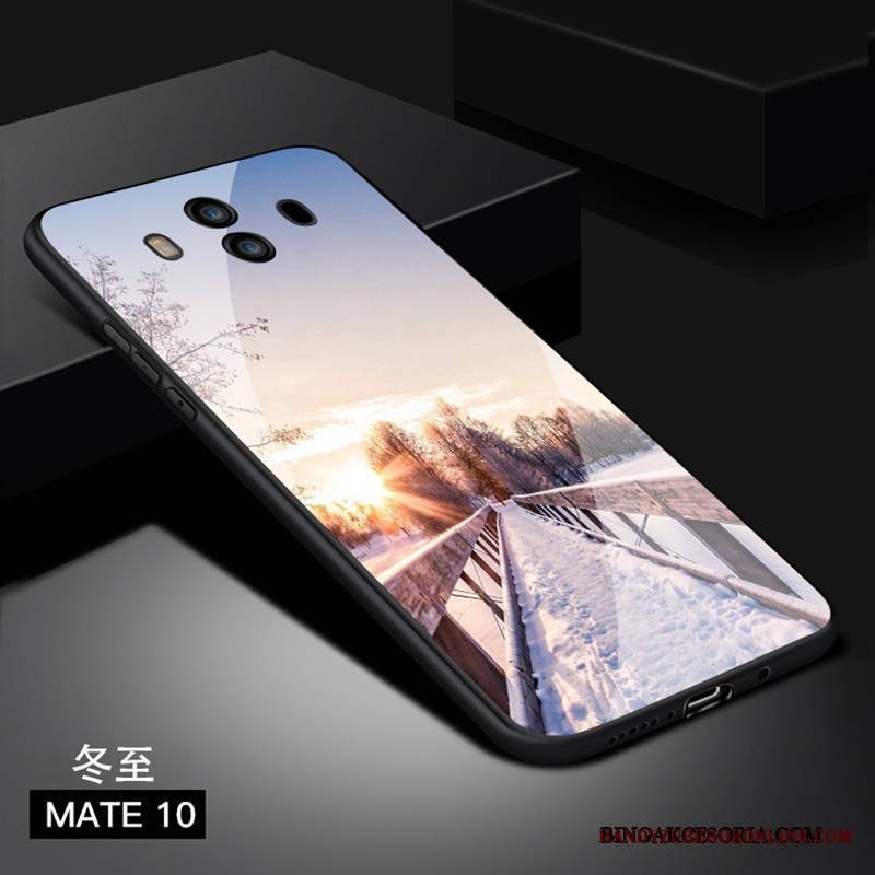 Huawei Mate 10 Futerał Etui Na Telefon Kreatywne All Inclusive Szkło Tendencja Kolor Ochraniacz