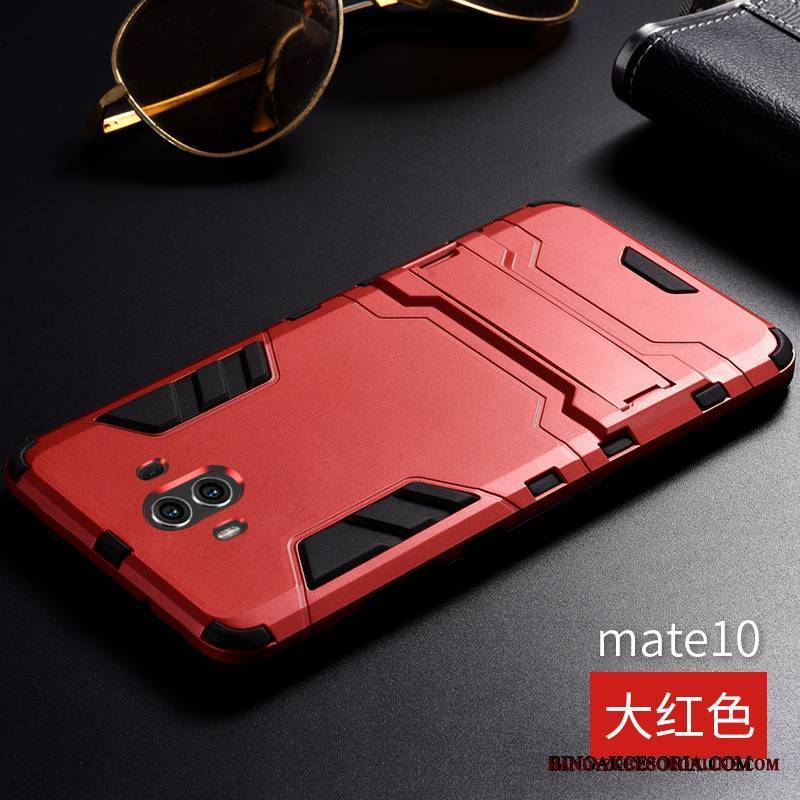 Huawei Mate 10 Futerał Metal Trzy Mechanizmy Obronne Szary Etui Tendencja Osobowość Granica