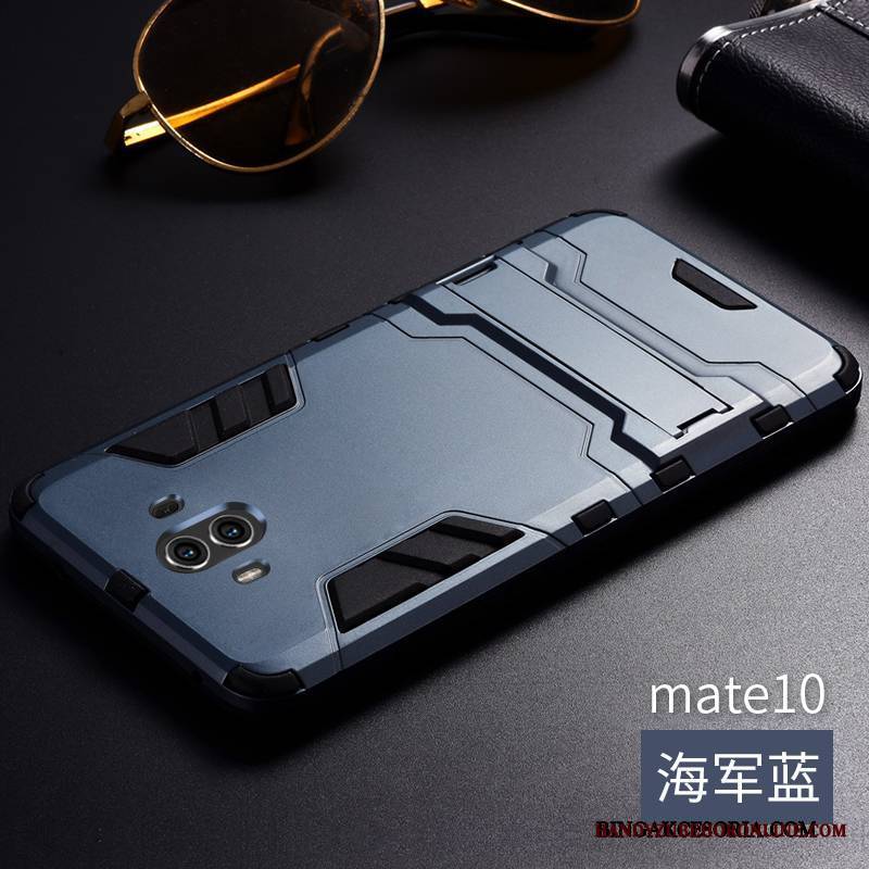 Huawei Mate 10 Futerał Metal Trzy Mechanizmy Obronne Szary Etui Tendencja Osobowość Granica