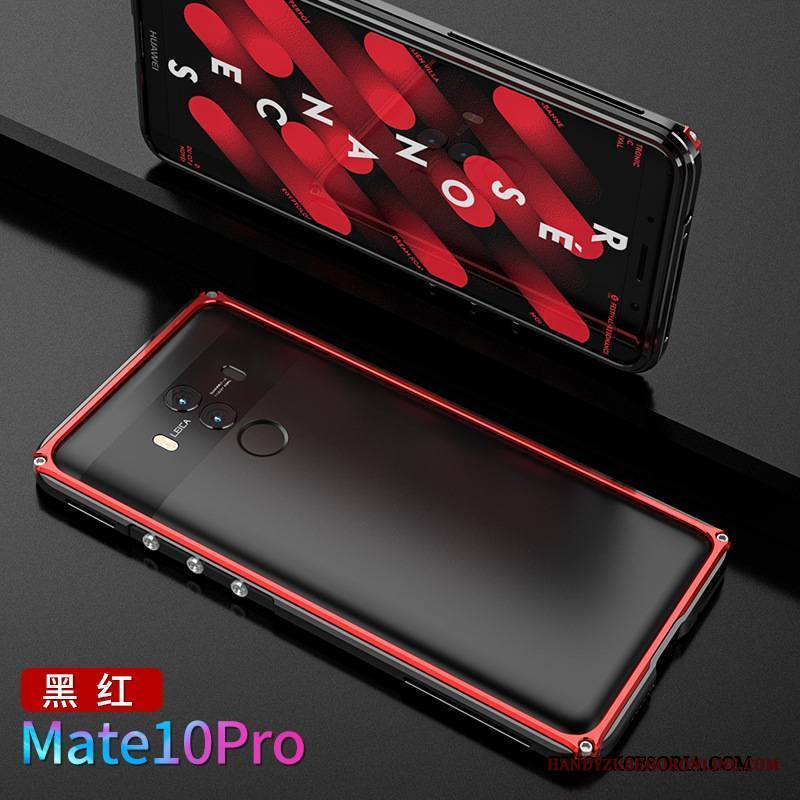 Huawei Mate 10 Pro Futerał Etui Srebro Kreatywne Metal Granica Osobowość Nowy