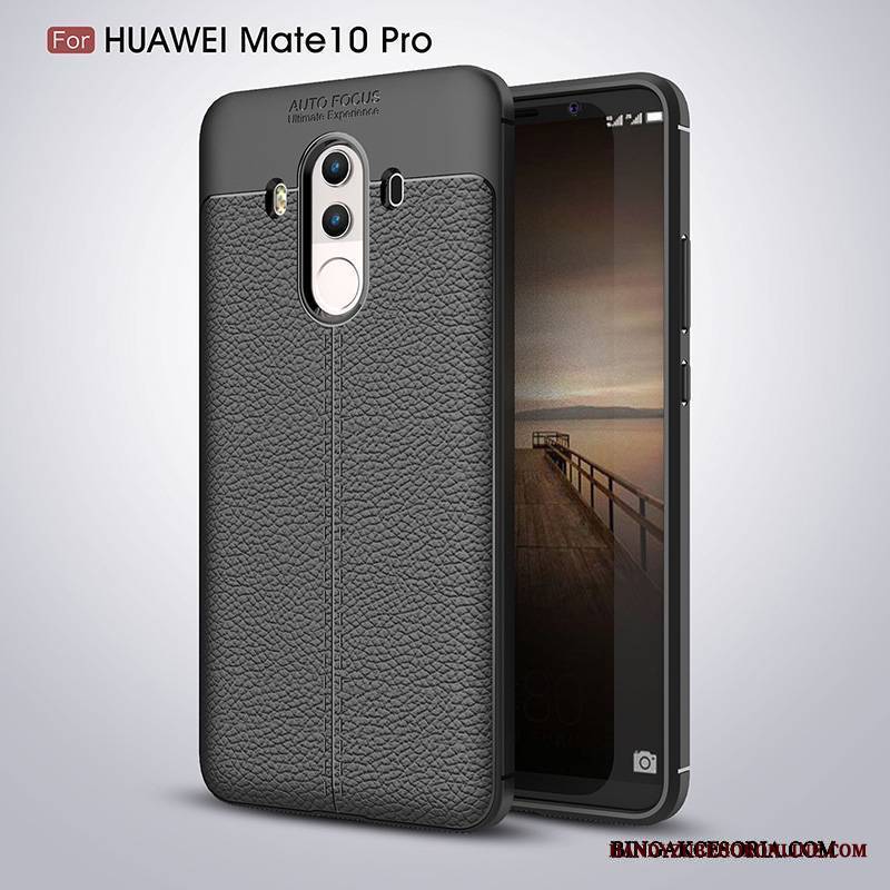 Huawei Mate 10 Pro Futerał Silikonowe Kreatywne Etui Na Telefon All Inclusive Szary Miękki Osobowość