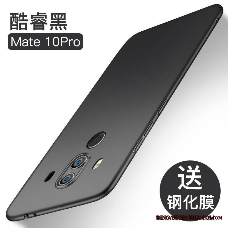 Huawei Mate 10 Pro Futerał Silikonowe Nubuku Etui All Inclusive Niebieski Cienkie Anti-fall