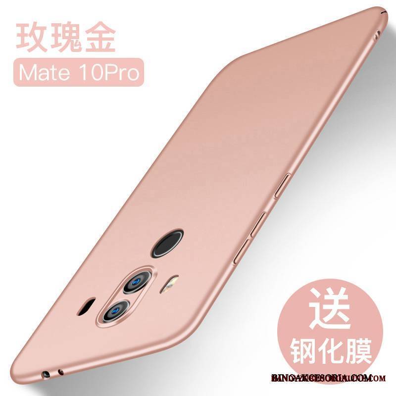 Huawei Mate 10 Pro Futerał Silikonowe Nubuku Etui All Inclusive Niebieski Cienkie Anti-fall