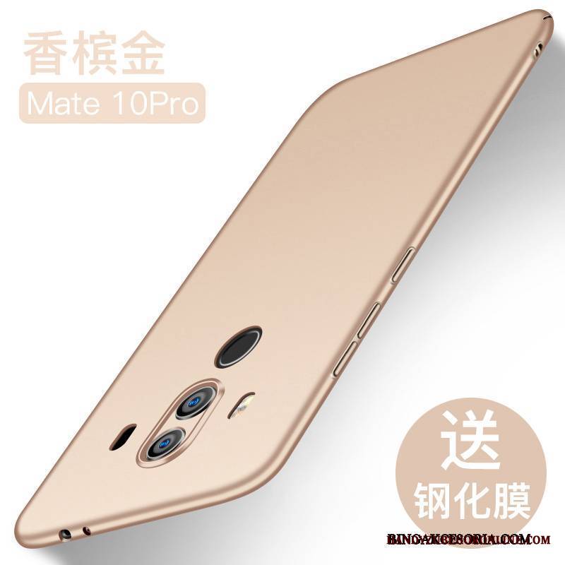 Huawei Mate 10 Pro Futerał Silikonowe Nubuku Etui All Inclusive Niebieski Cienkie Anti-fall