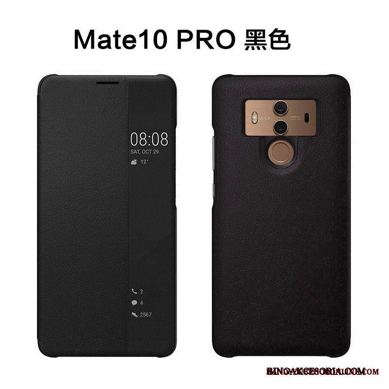 Huawei Mate 10 Pro Klapa Ochraniacz Anti-fall Etui Skórzany Futerał Etui Na Telefon