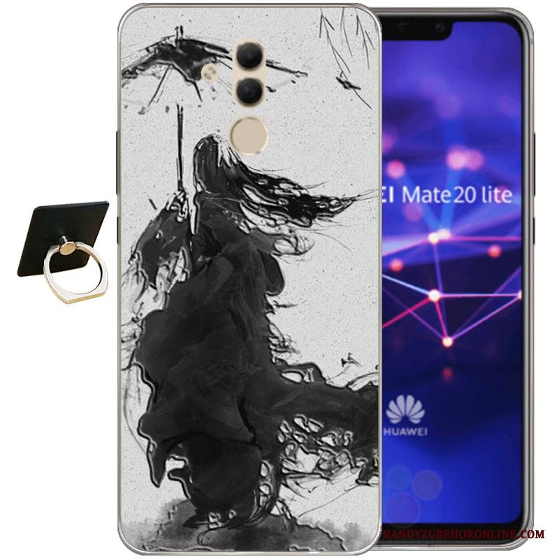 Huawei Mate 20 Lite Futerał Miękki Kreskówka Tendencja Relief Kreatywne Etui