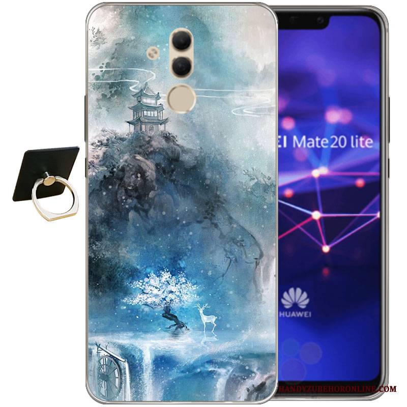 Huawei Mate 20 Lite Futerał Miękki Kreskówka Tendencja Relief Kreatywne Etui