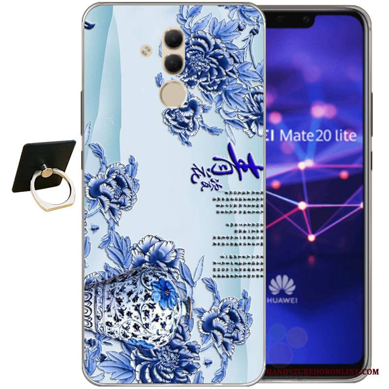 Huawei Mate 20 Lite Futerał Miękki Kreskówka Tendencja Relief Kreatywne Etui