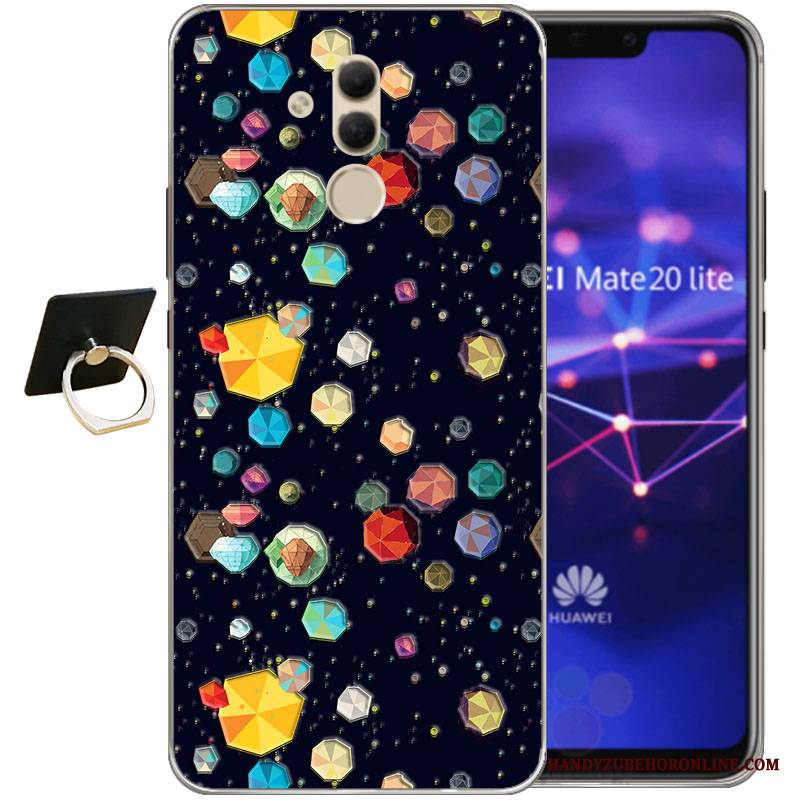 Huawei Mate 20 Lite Futerał Miękki Kreskówka Tendencja Relief Kreatywne Etui