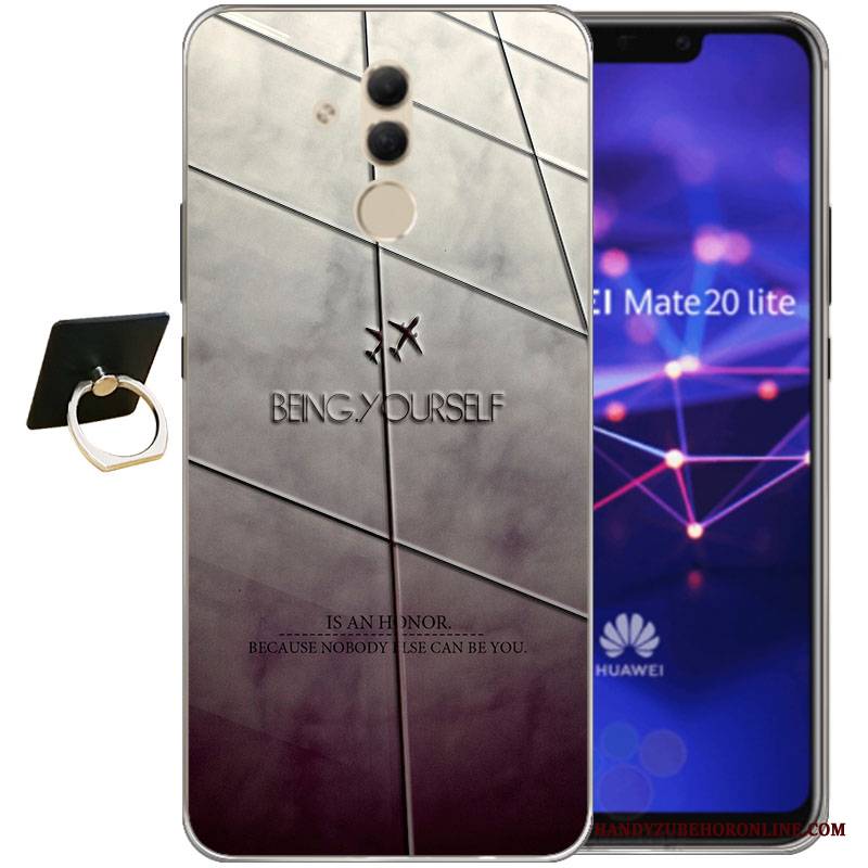 Huawei Mate 20 Lite Futerał Miękki Kreskówka Tendencja Relief Kreatywne Etui