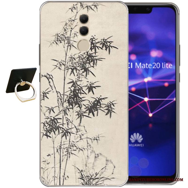 Huawei Mate 20 Lite Futerał Miękki Kreskówka Tendencja Relief Kreatywne Etui