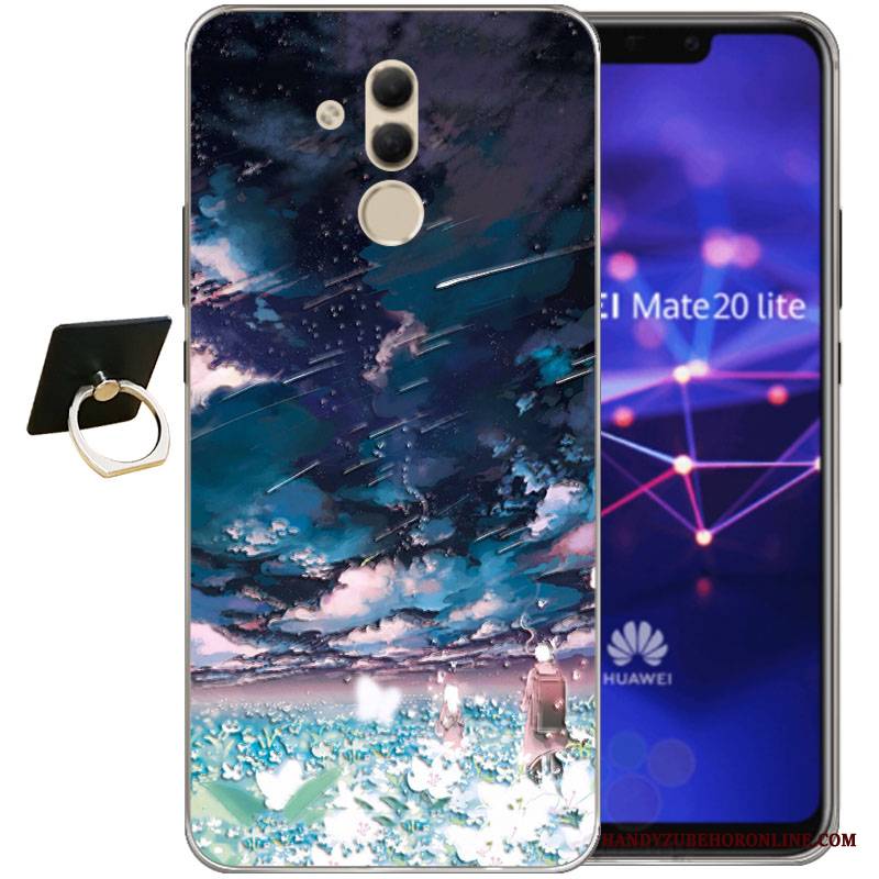 Huawei Mate 20 Lite Futerał Miękki Kreskówka Tendencja Relief Kreatywne Etui