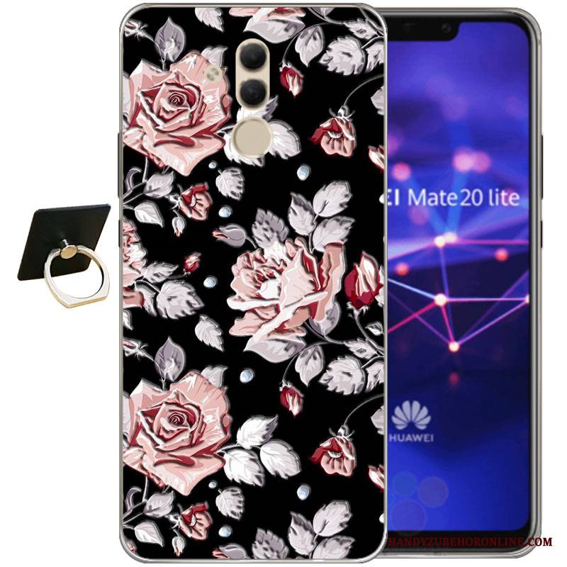 Huawei Mate 20 Lite Futerał Miękki Kreskówka Tendencja Relief Kreatywne Etui